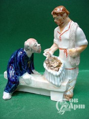 Скульптура из триптиха "Сказка о попе и работнике его Балде"